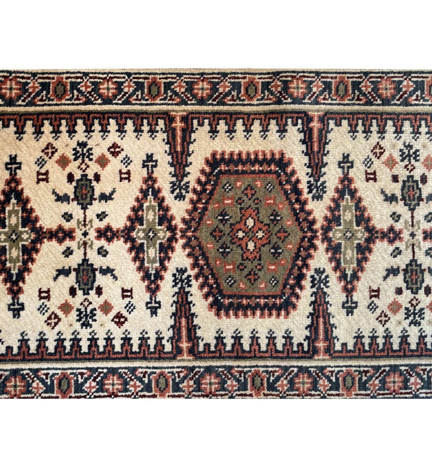 2'6 x 8'2 Oriental Oushak Runner Rug