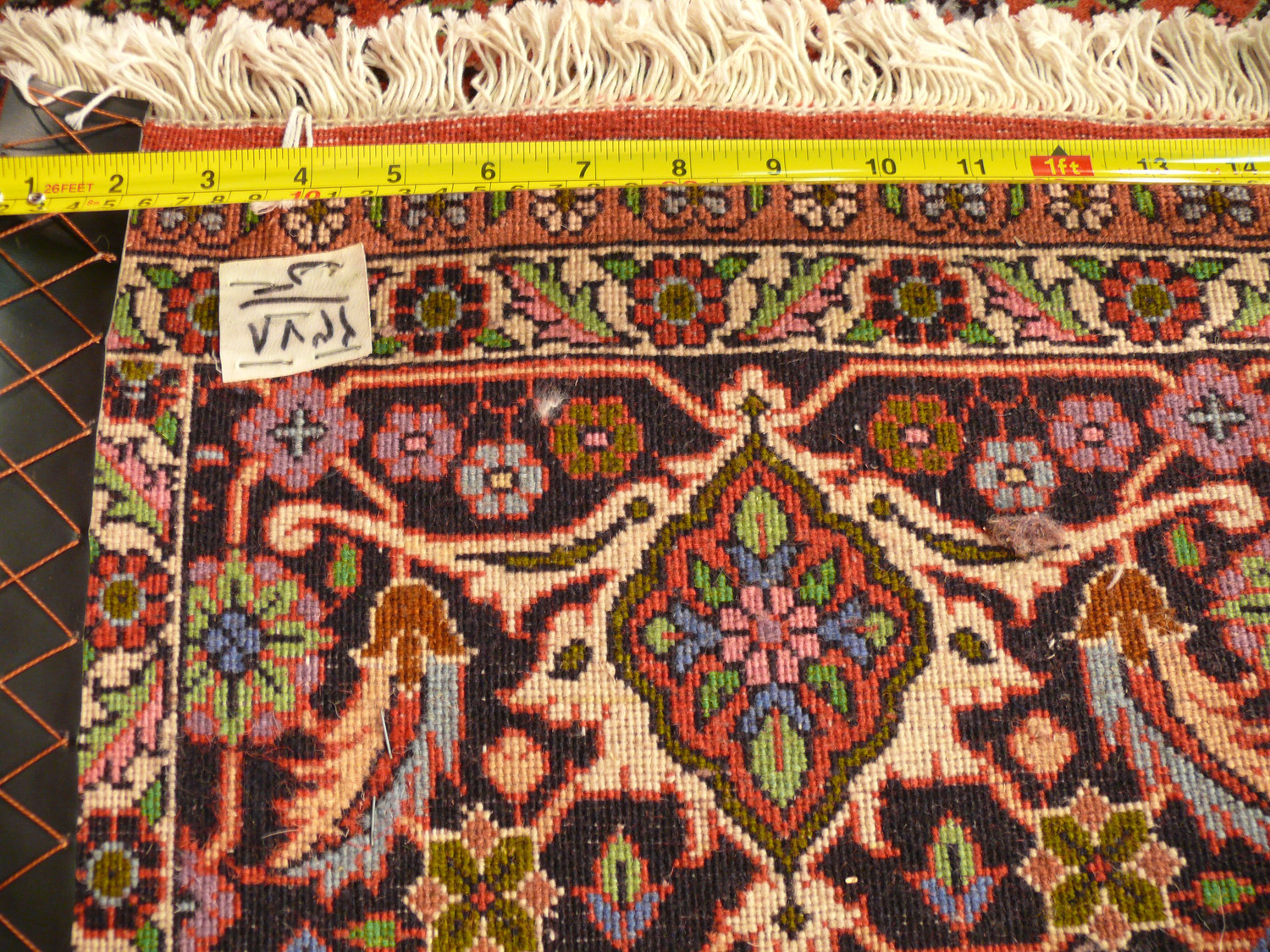 7 x 10 Persian Bijar Iron Rug 2