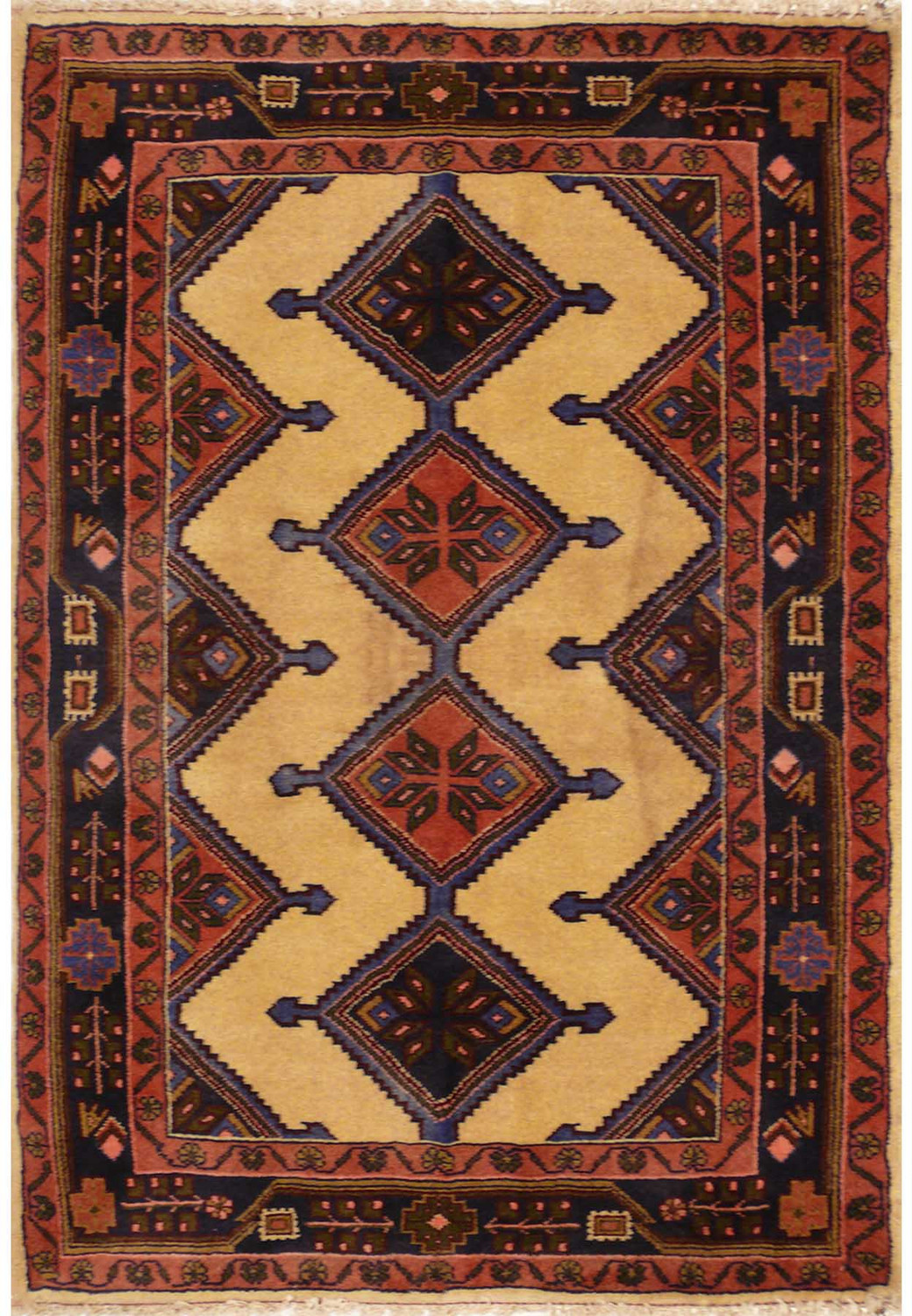 3'3 x 4'8 Persian Koliai Rug