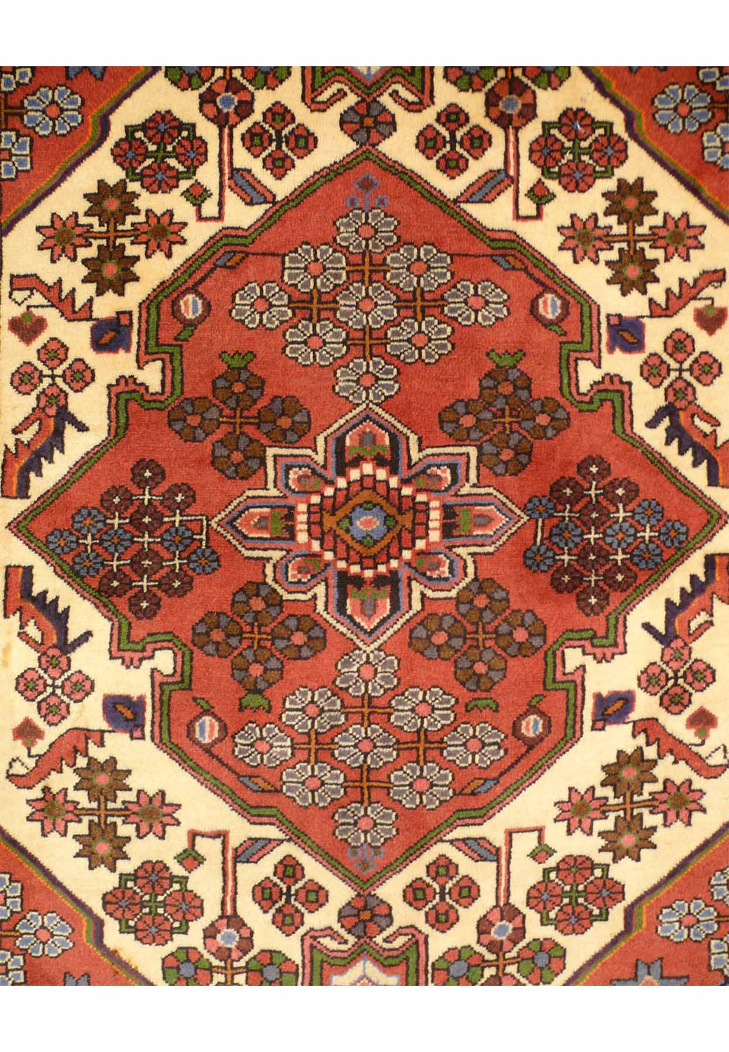 3'4 x 5 Persian Shahsavan Geometric Rug