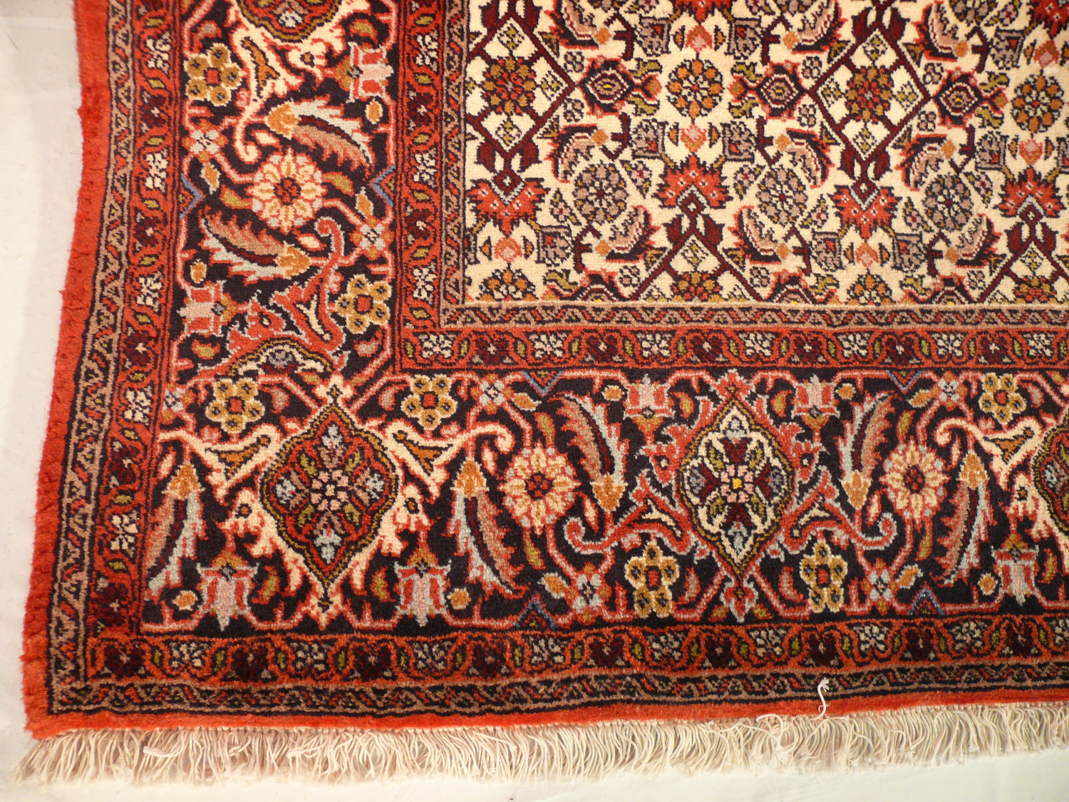 6'7" x 9'9" Persian Bijar Rug