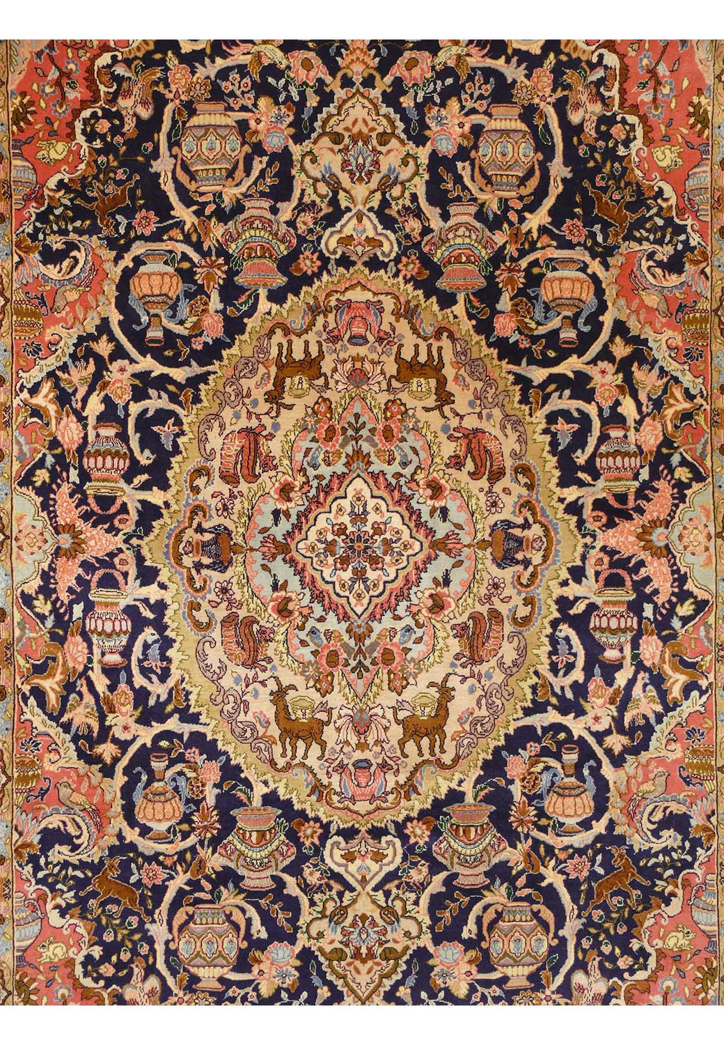 7 x 10 Persian Bijar Rug Unique Pattern