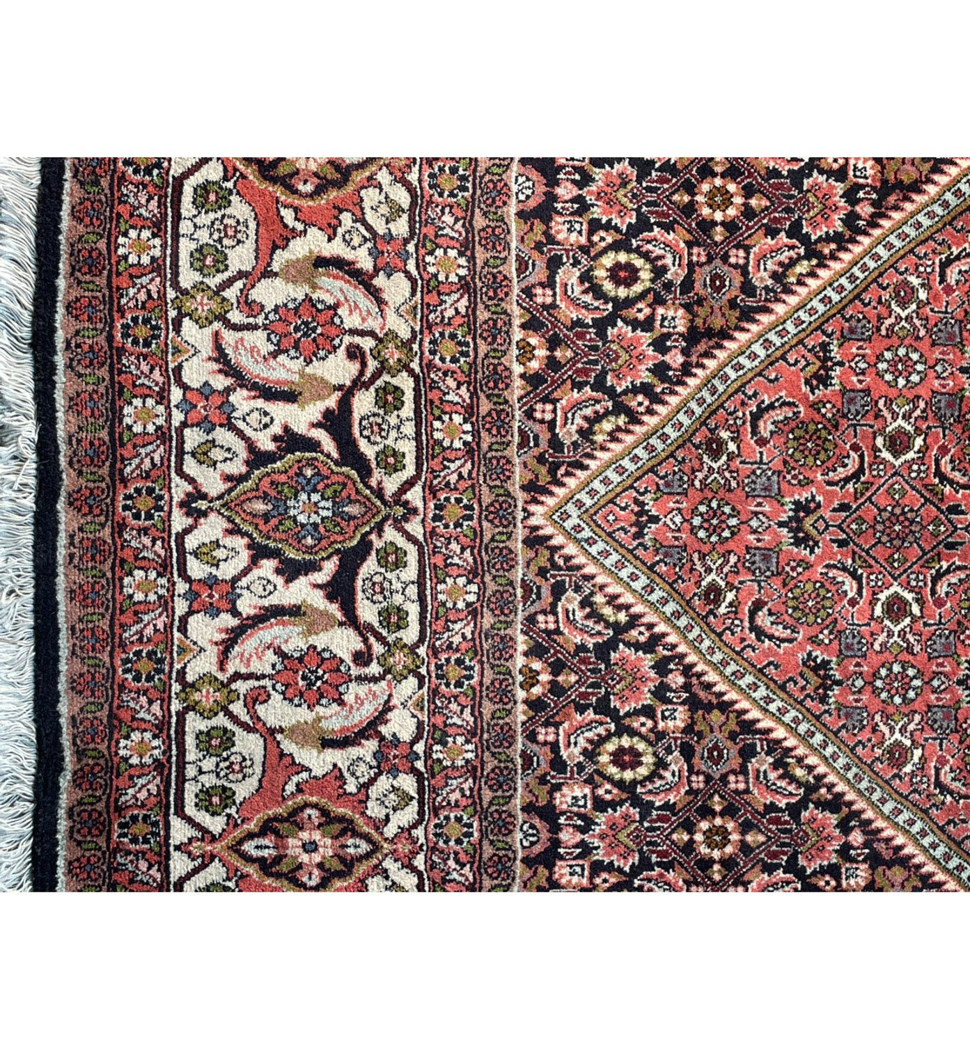 6'6" x 8'3" Persian Bijar Iron Rug