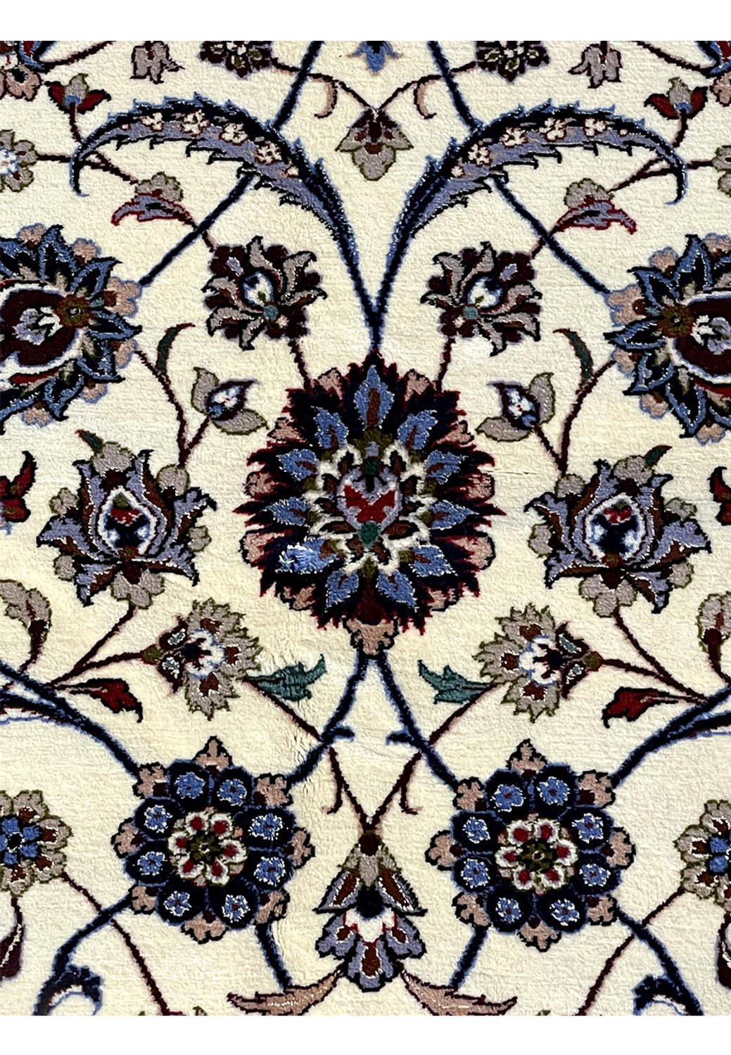 8'4 x 12'1 Persian Isfahan High End Wool & Silk Rug