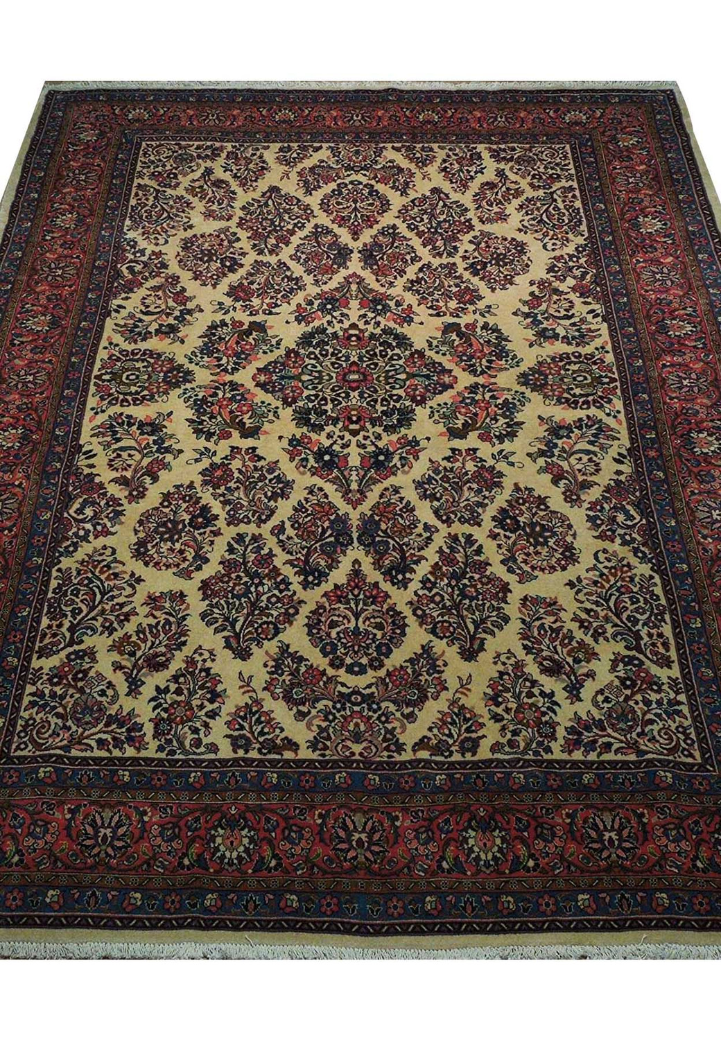 7 x 10 Floral Persian Sarough Rug