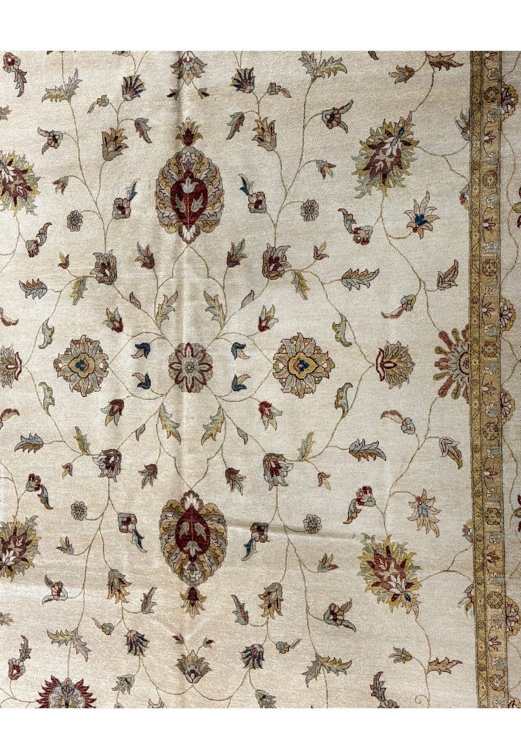 Close-up of the central pattern work showcasing the precision of craftsmanship.