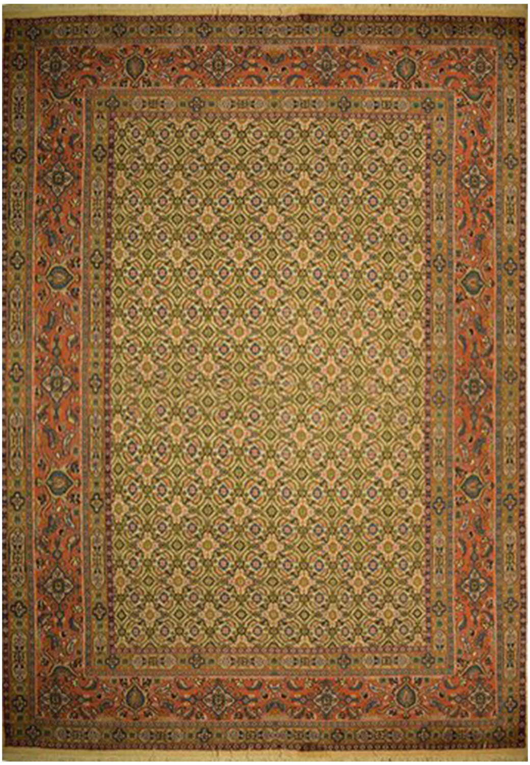 4'9 x 8'4 Persian Moud Rug All Over Design