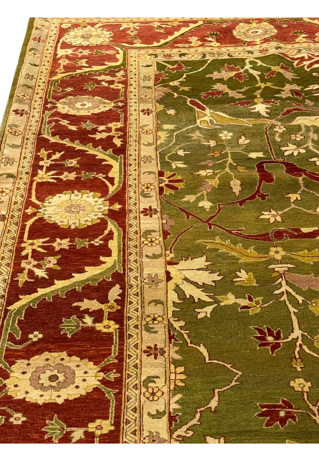 10x15 Oriental Chobi rug reflecting Peshawar's rich weaving heritage