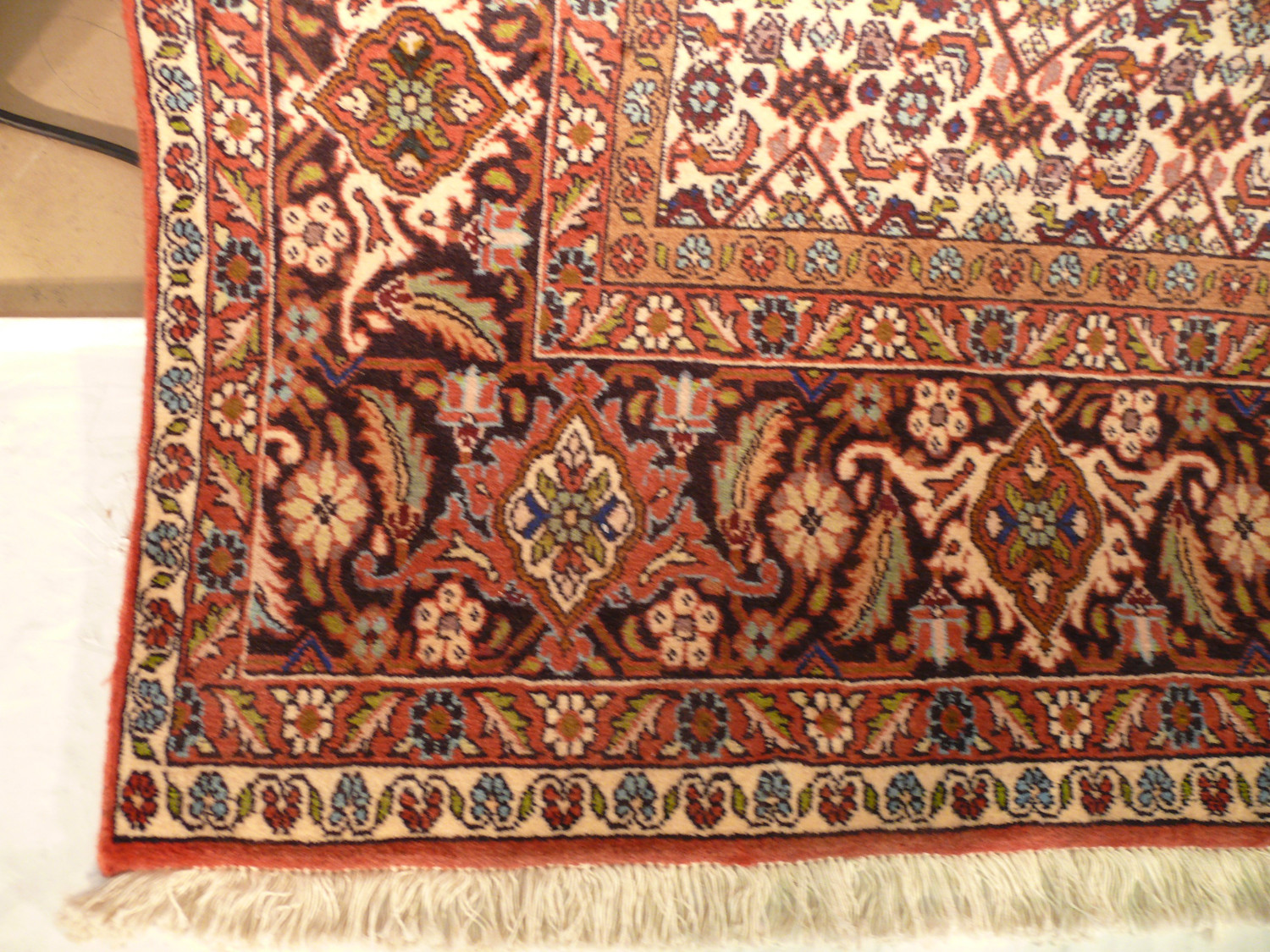 Persian Bijar Rug 6'7" x 9'6" Mahi Design