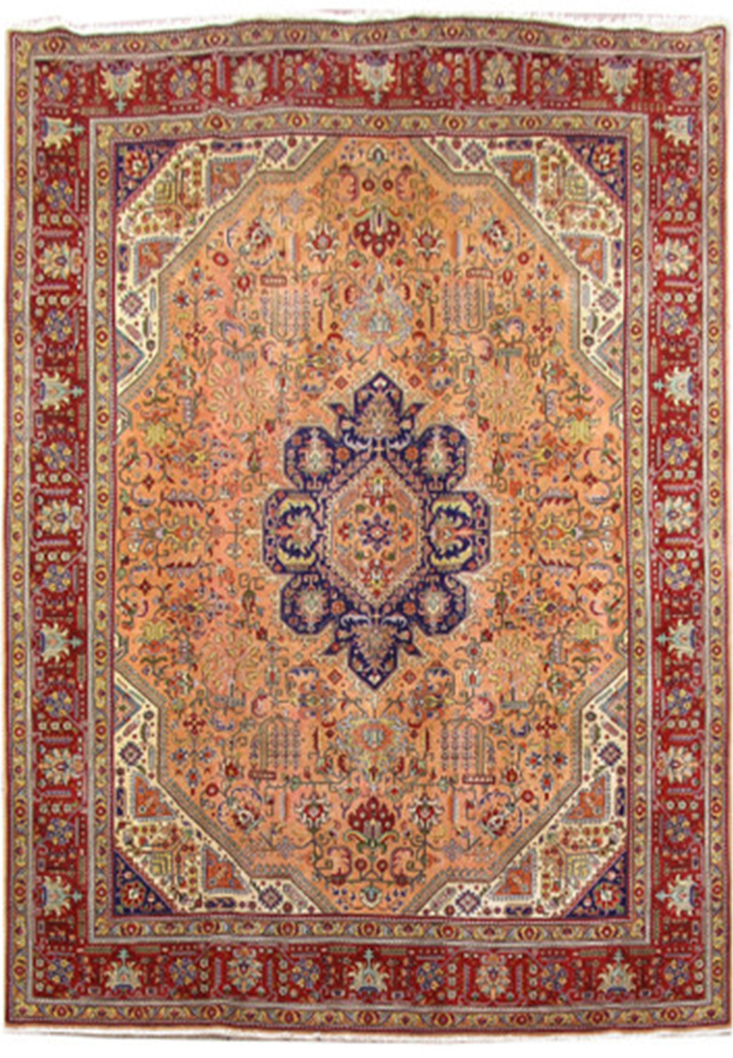 10 x 13 Persian Tabriz Rug 1