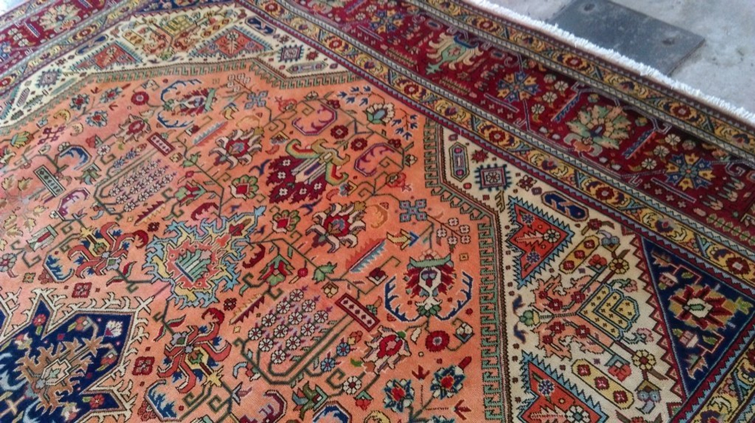 10 x 13 Persian Tabriz Rug 1