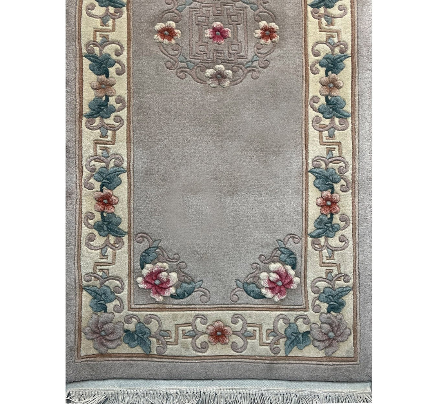 2'3 x 11 Oriental Art Deco Runner Rug 1