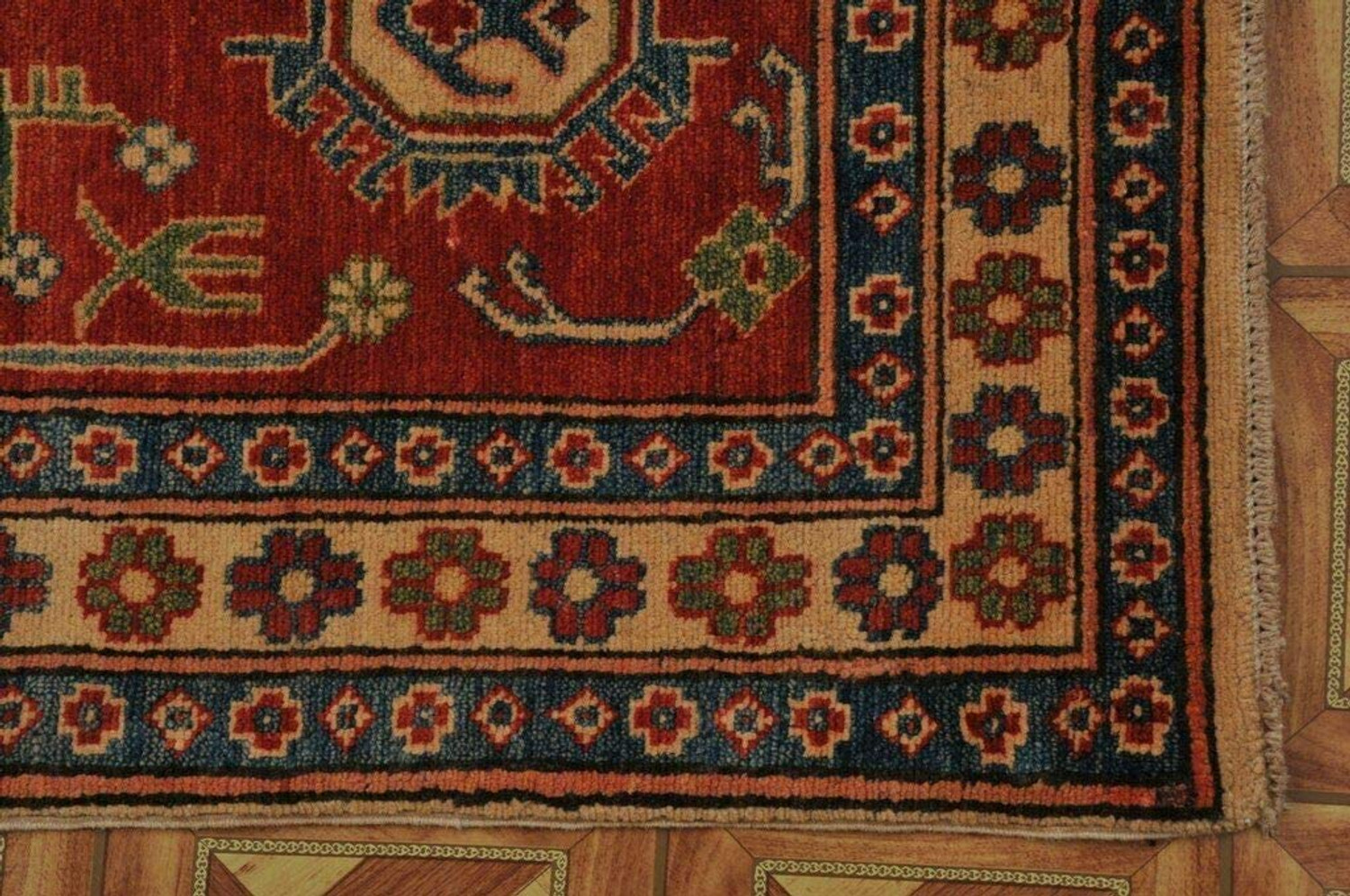 2'6 x 9'4 Caucasian Kazak Runner Rug