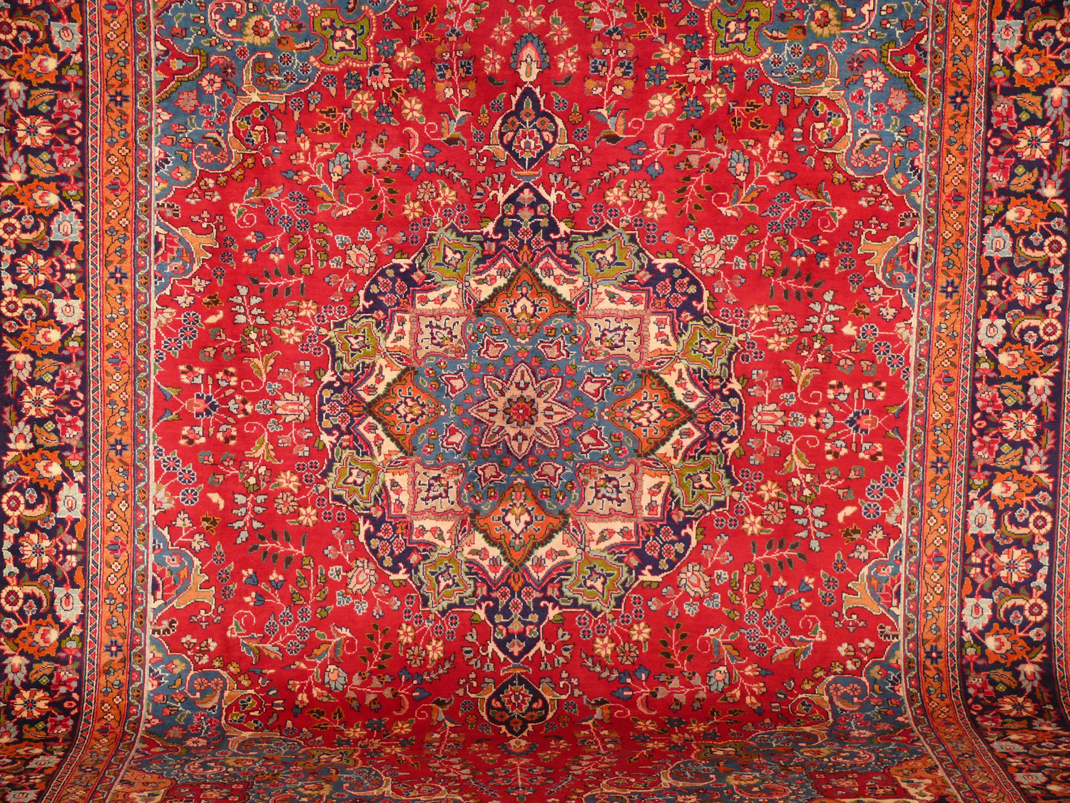 絨毯　mashad carpet 10 x 13'1 Persian Mashad Rug