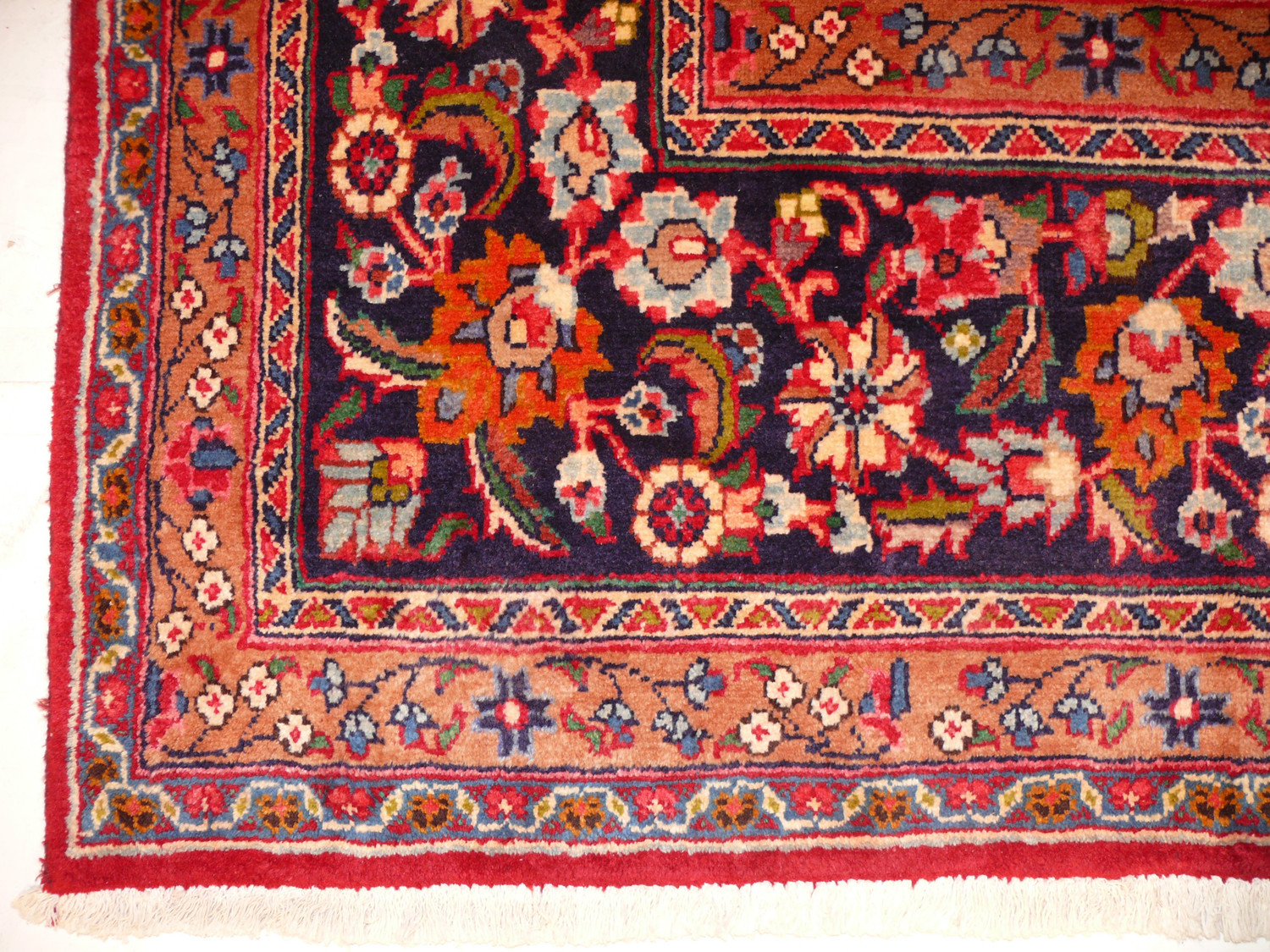 絨毯　mashad carpet Mashad carpet fine 8x11 ft hand-knotted signed 10795
