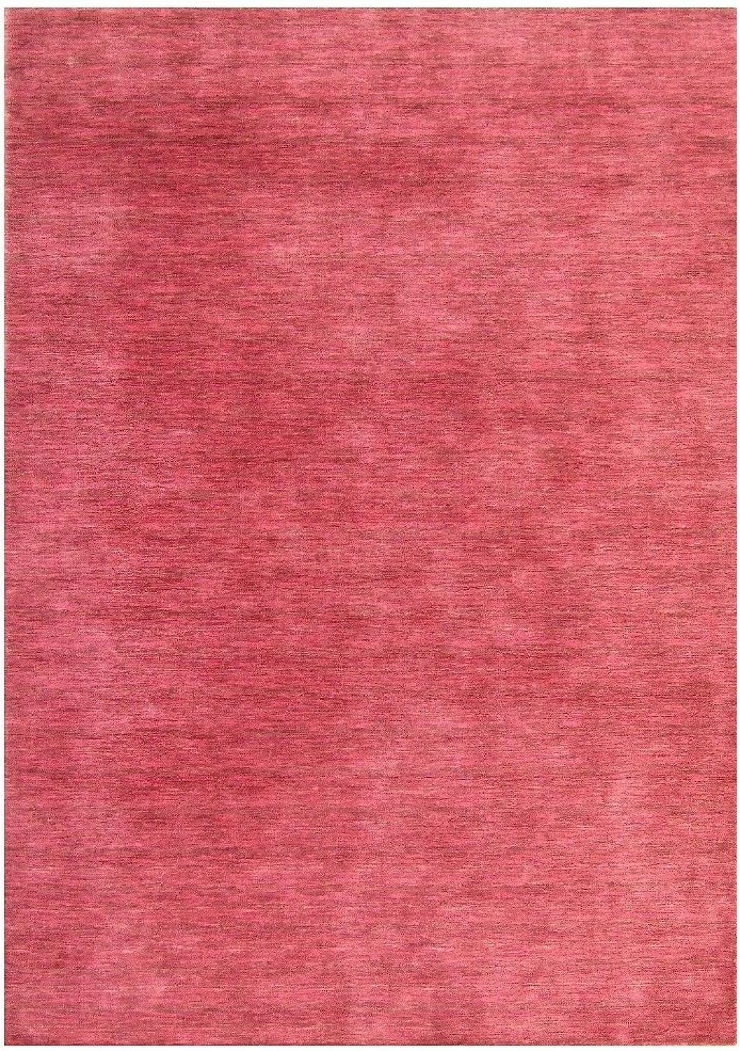 5 x 8 Contemporary Handmade Solid-Red Affordable Rug