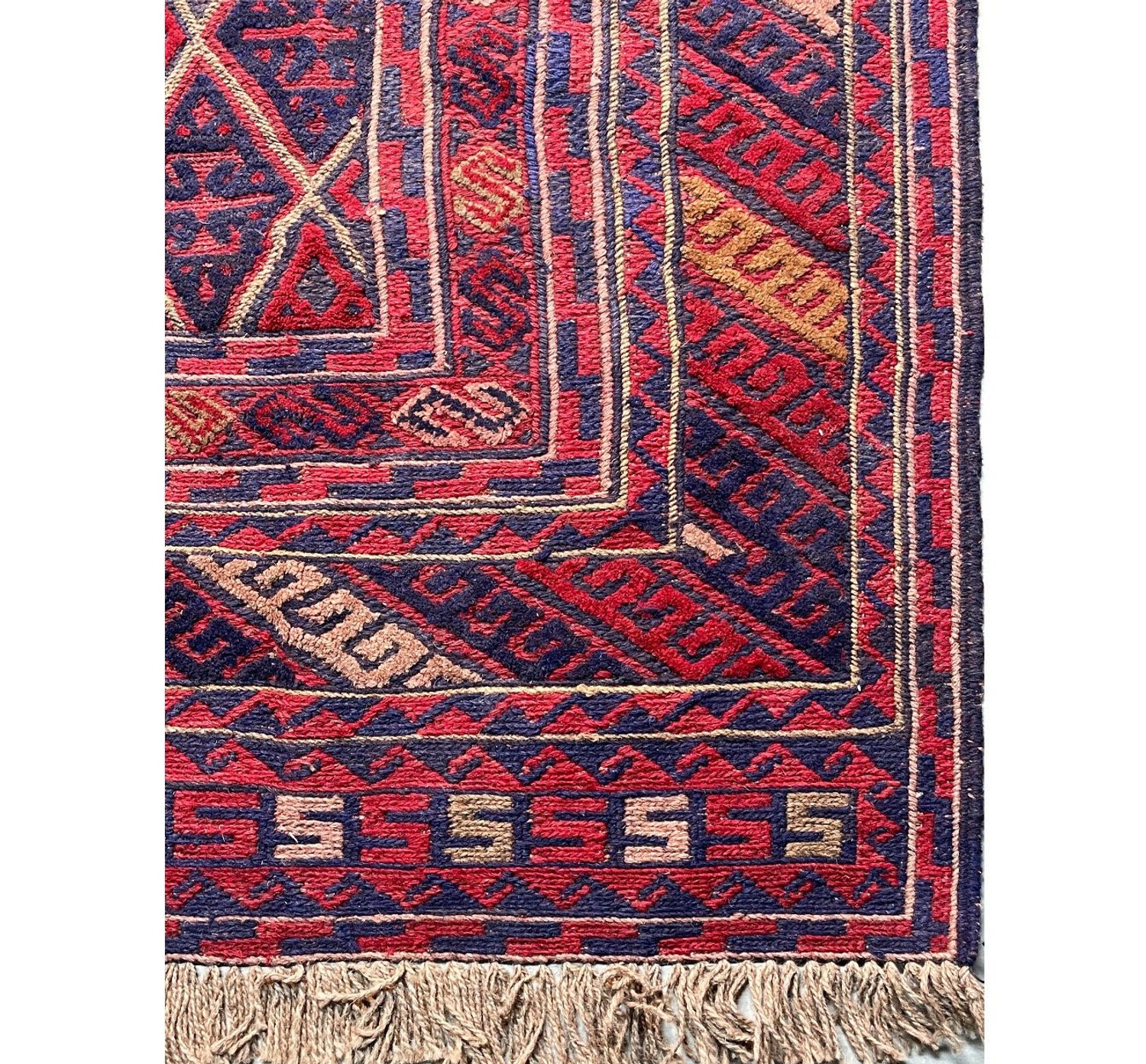 4'8" x 6' Afghan Mashwani Rug