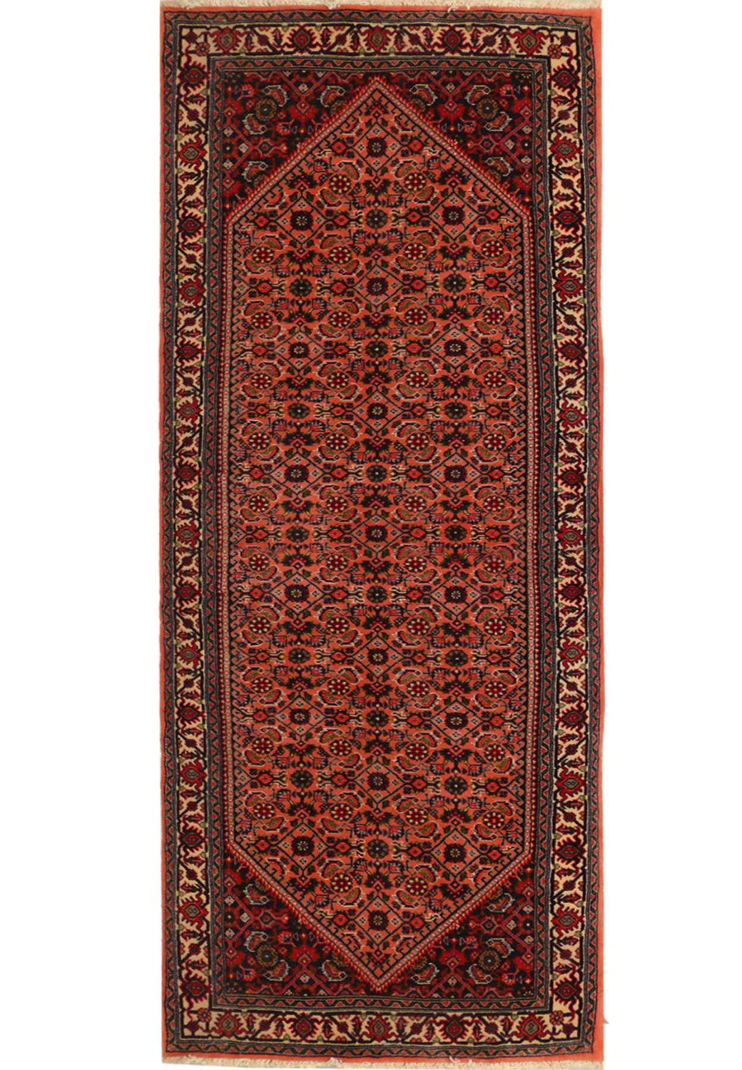 2'6" x 9'6" Persian Bijar Runner All Over Design durable | like a tank