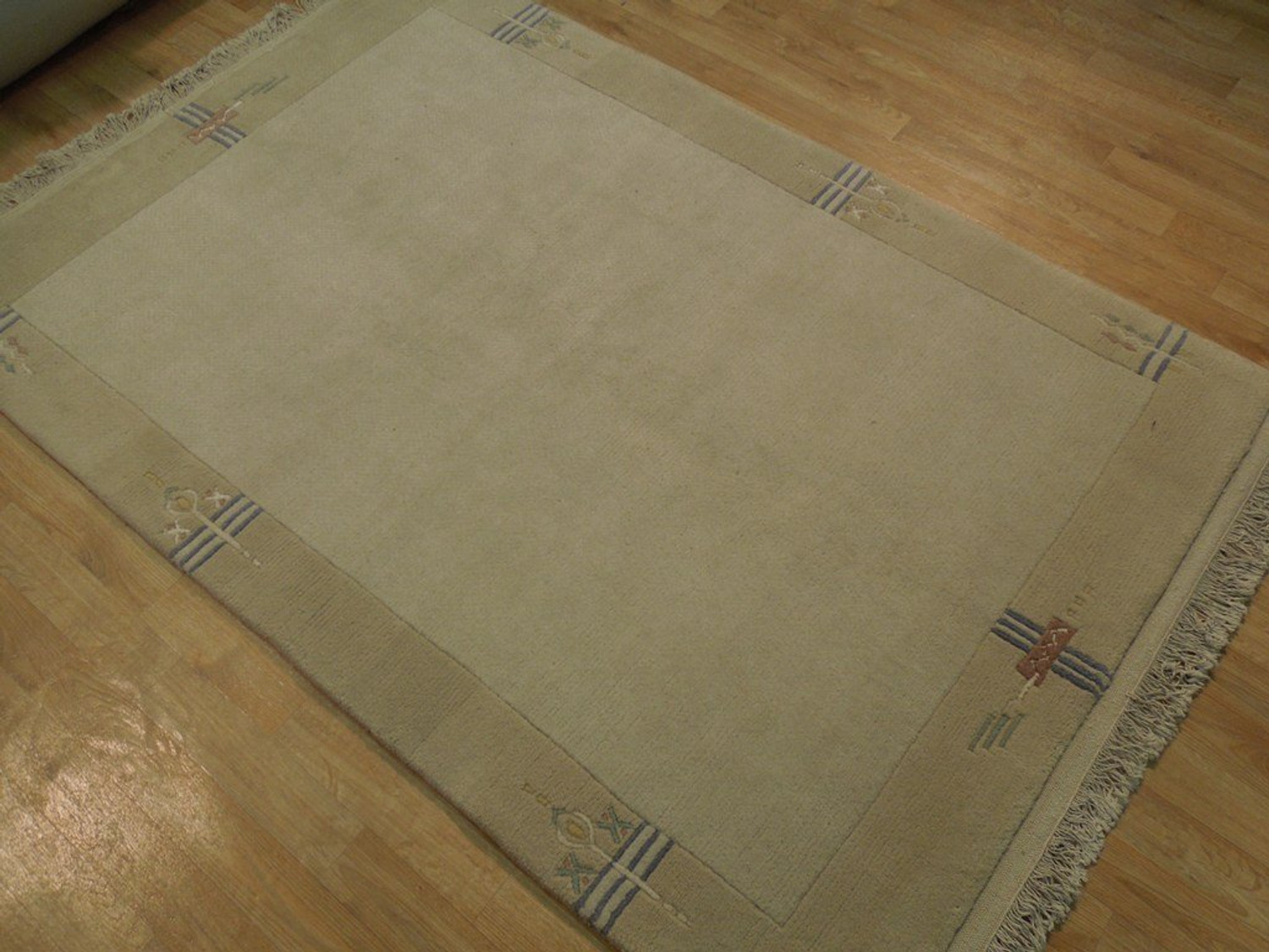 4'3 x 6'3 Modern Handmade Nepali Rug