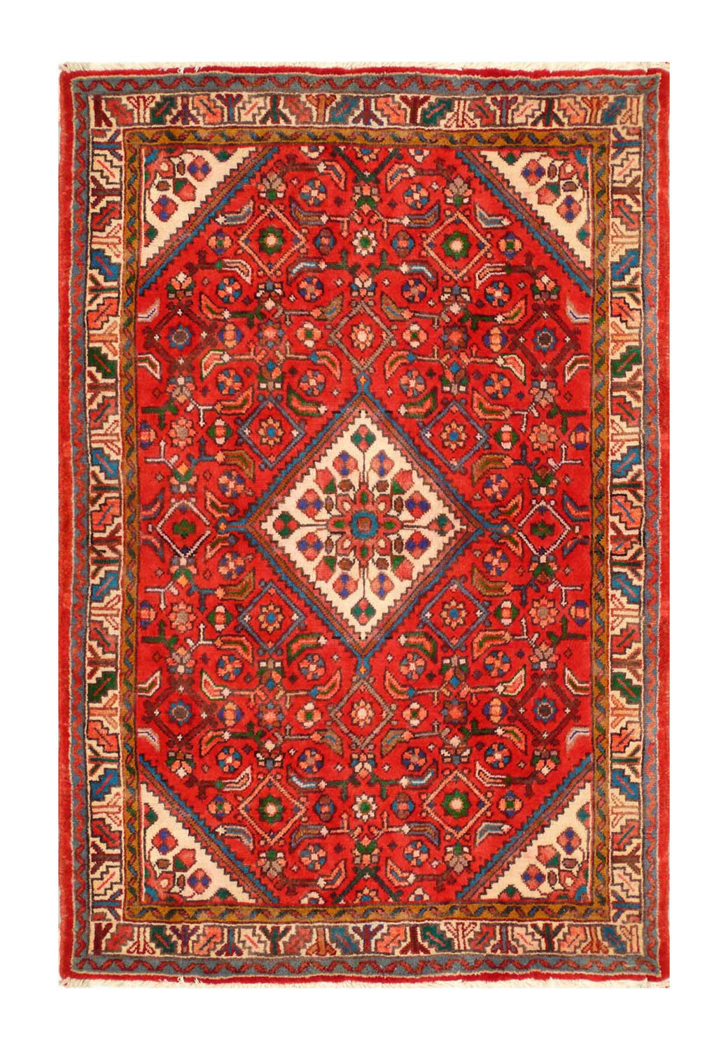 3'3  x 5'5 Antique Persian Enjlas Rug