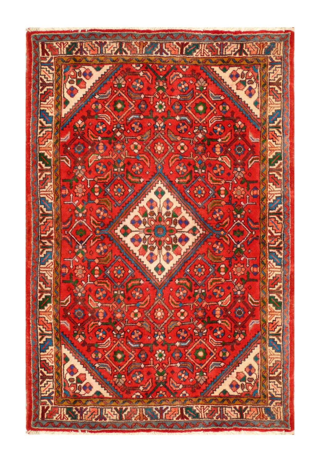 3'3  x 5'5 Antique Persian Enjlas Rug