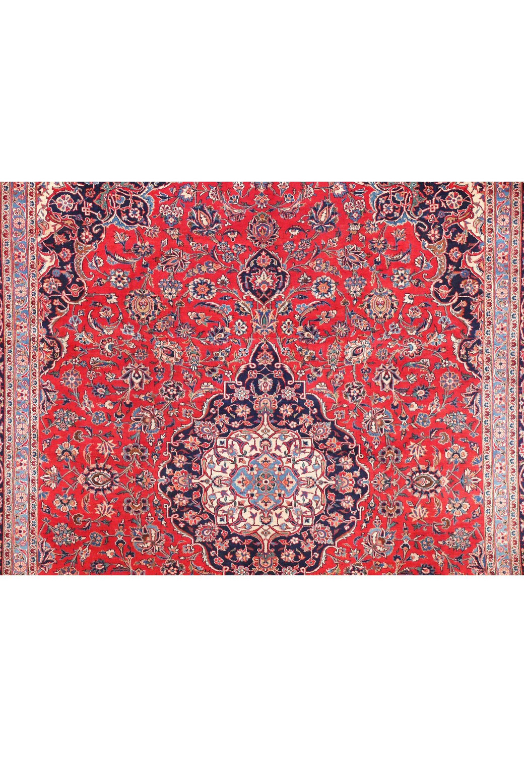 10 x 14 Classic Persian Kashan Rug | Known from TV Show Shark Tank
