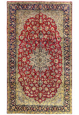 8x14 Persian Isfahan hand-knotted on cotton foundation in pristine never-used condition with full wool pile