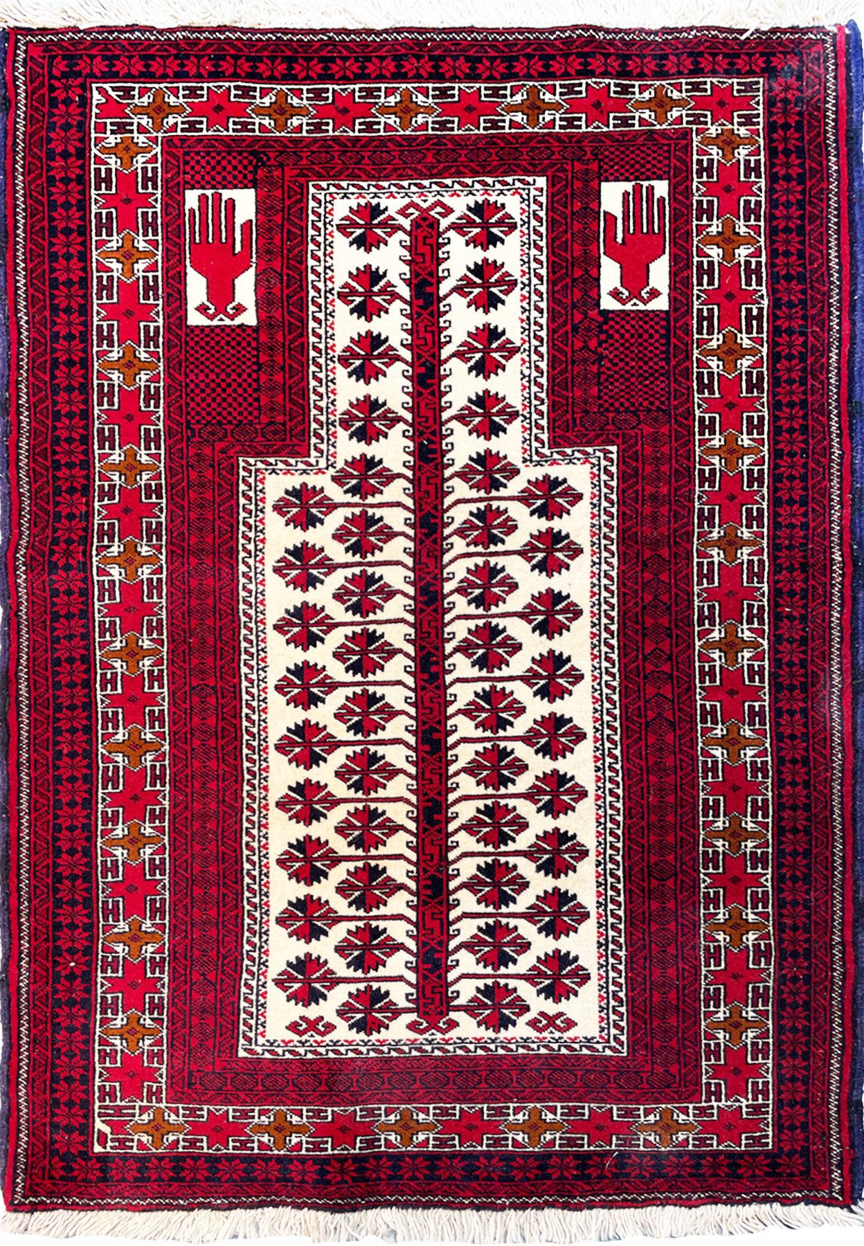3'2" x 4'5" Persian Baluch Rug