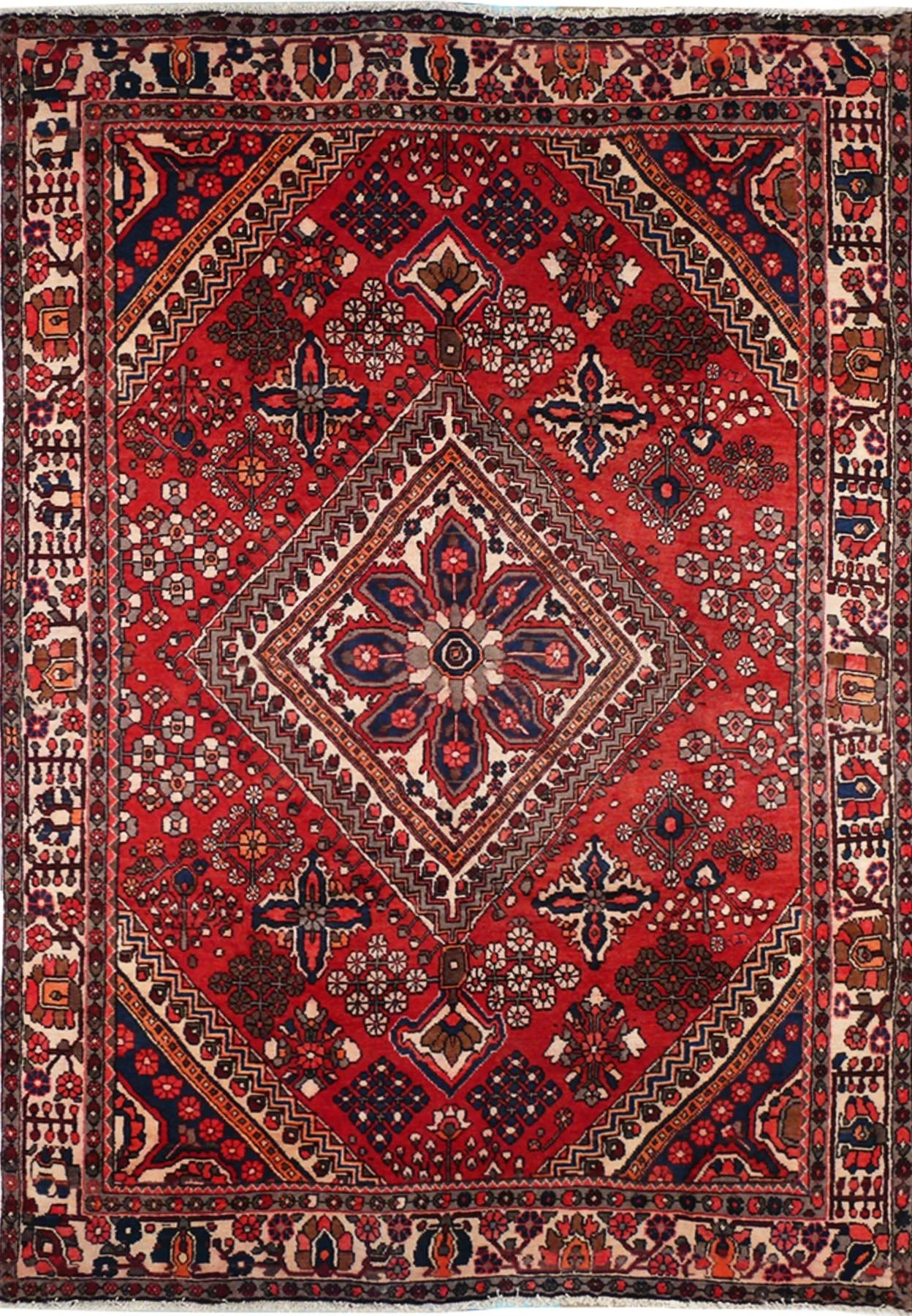 7'2 x 10 Persian Bakhtiari Rug