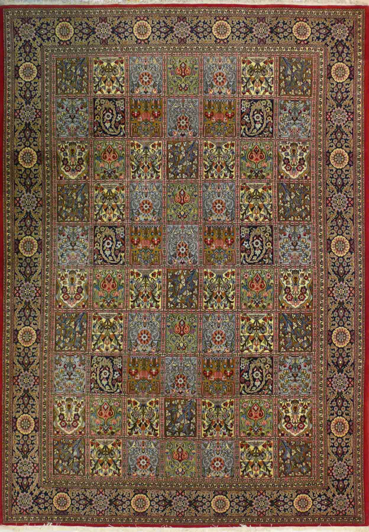 6'6 x 9'9 Persian Qum Kork Rug