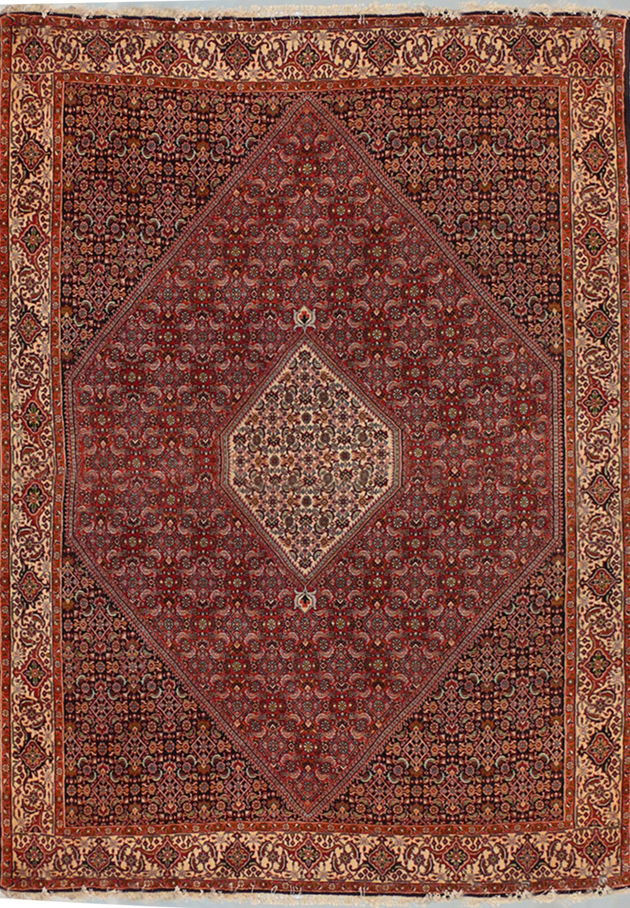 7 x 10 Persian Bijar Mahi Design