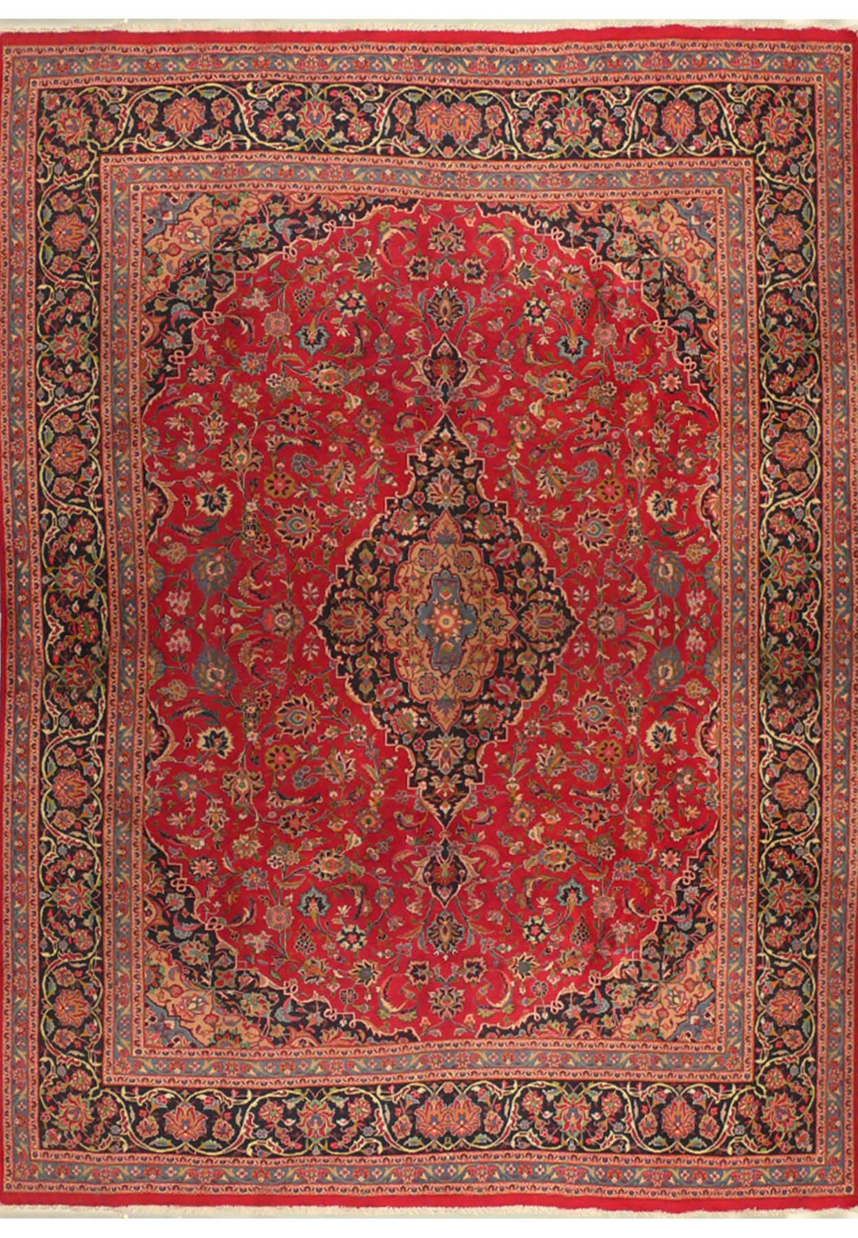 9'7 x 12'8 Persian Mashad Rug