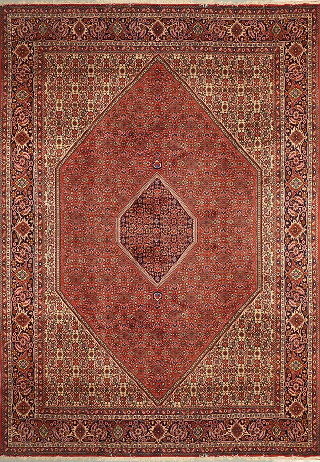 Persian Bijar Rug - 8'2 x 11'5, also know as Iron Rug