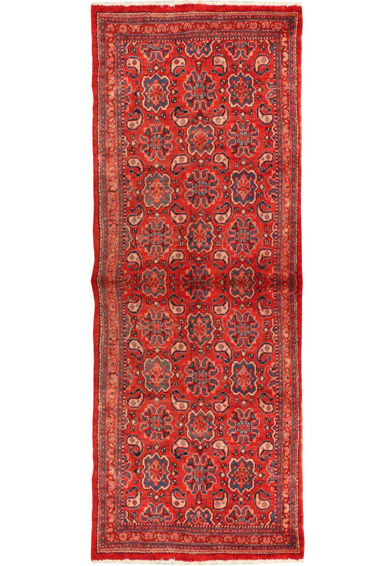 4'2 x 10'6 Persian Bibiabad Rug All Over Design