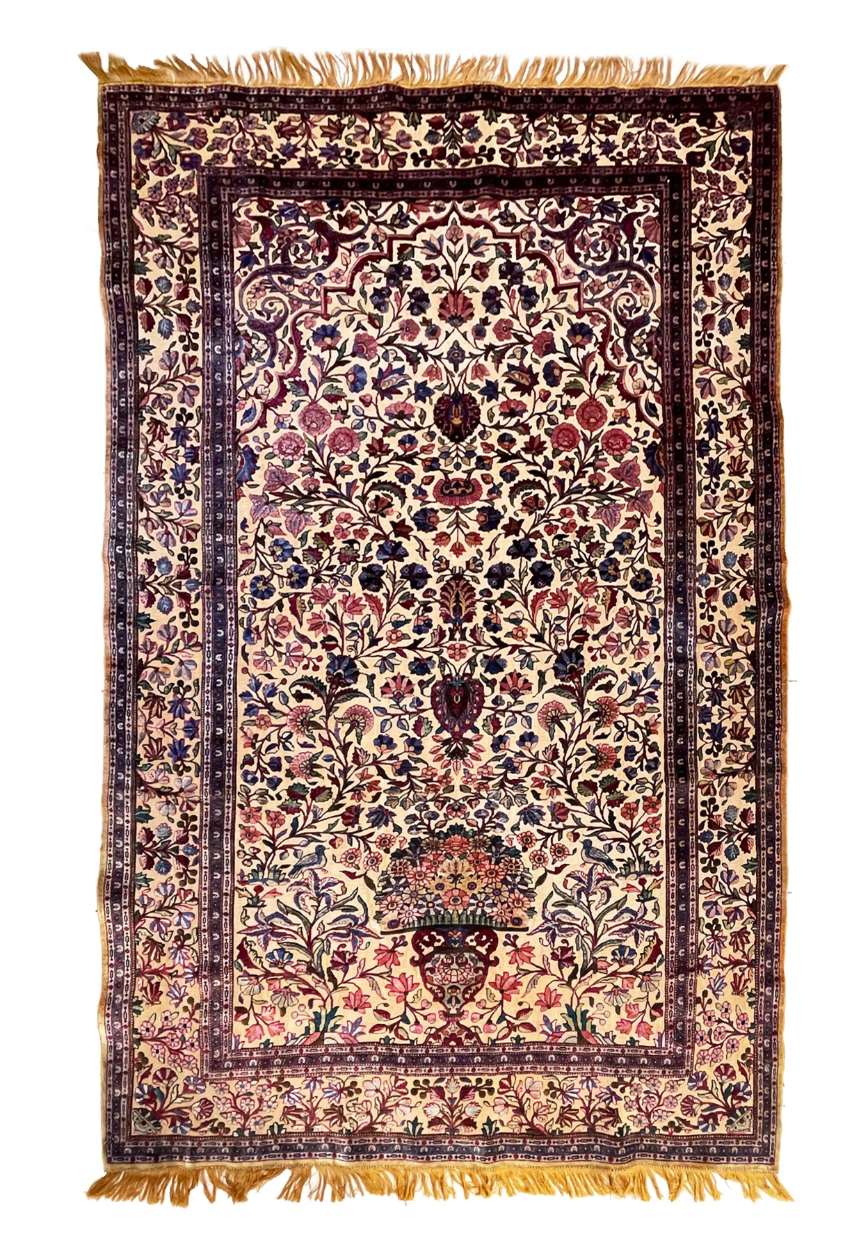 Antique Tabriz Souf Gold plated metallic