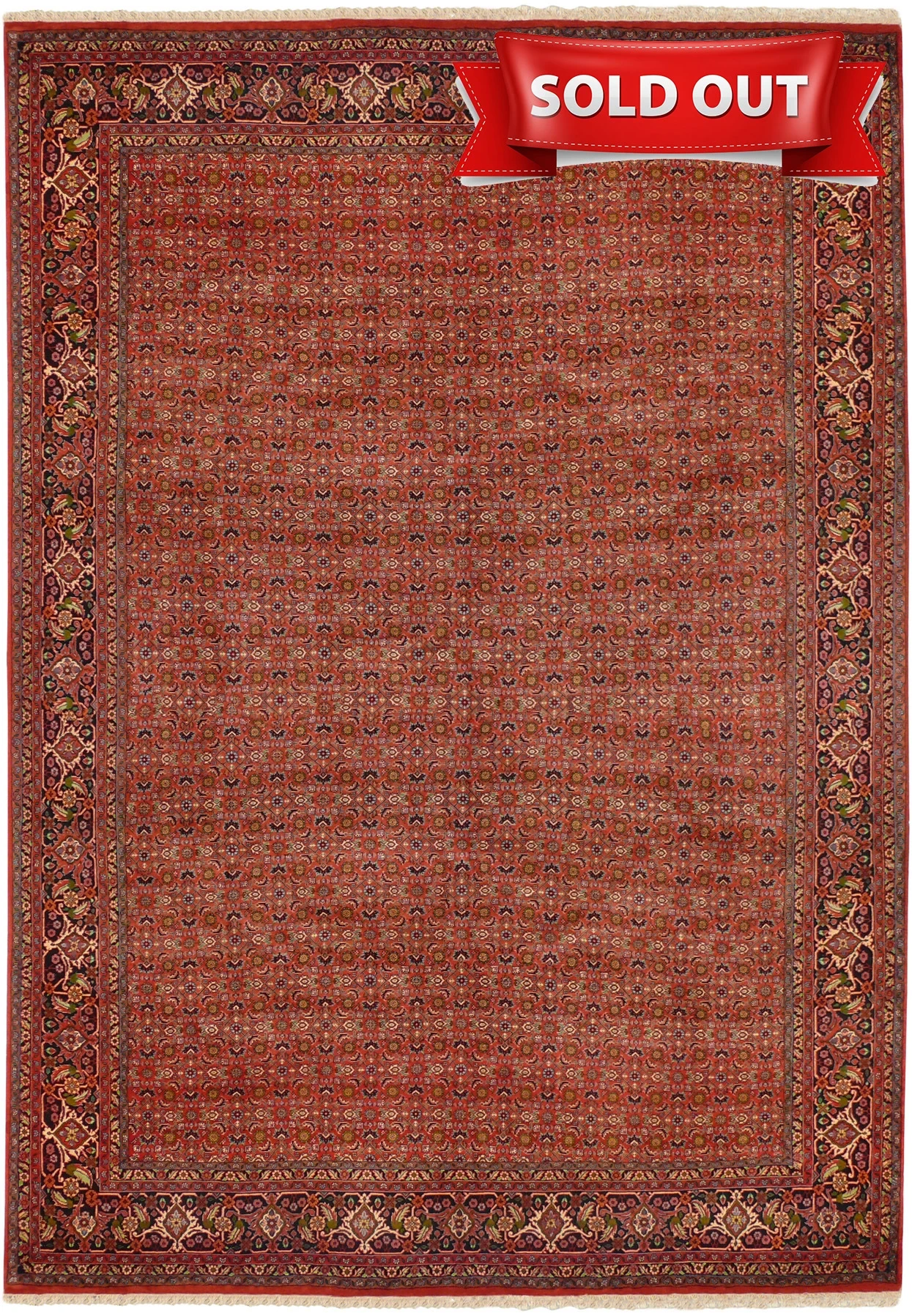 8'2 x 11'5 Persian Bijar All Over Design Rug