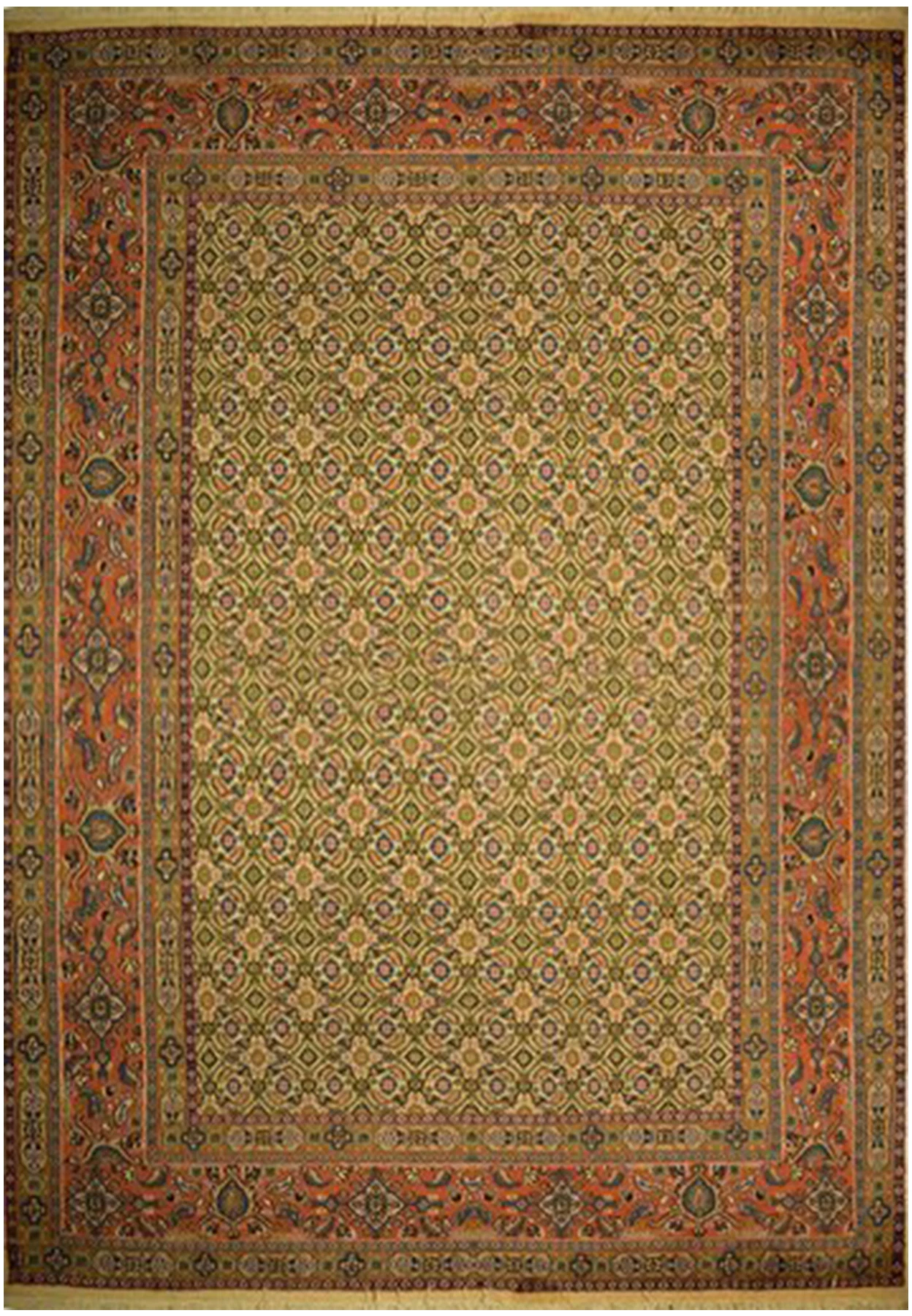 4'9 x 8'4 Persian Moud Rug All Over Design