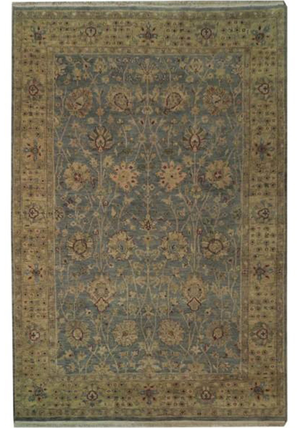 6' x 9' Transitional Chobi Vegetable Dyed Rug 10