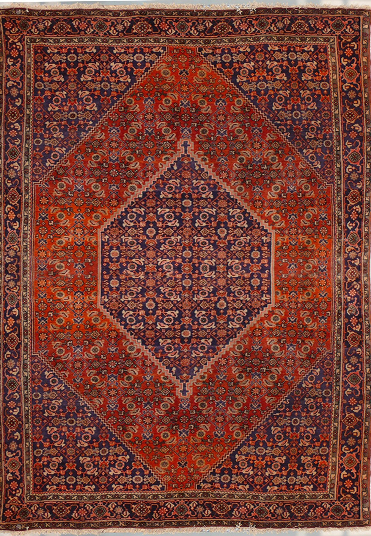 6'8 x 10'2 Persian Bijar Rug