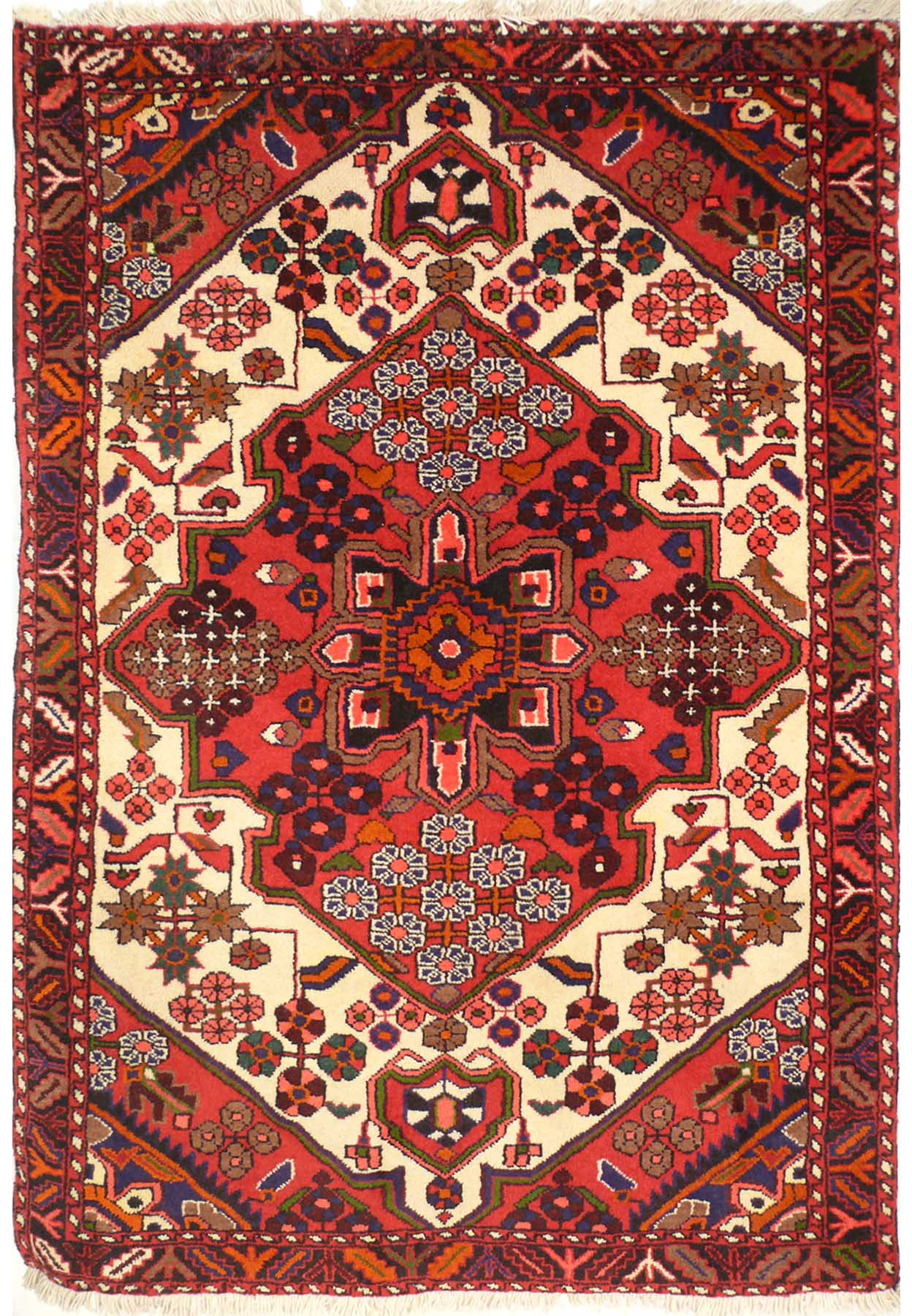 3'7 x 5'2 Antique Shahsavan Persian Rug