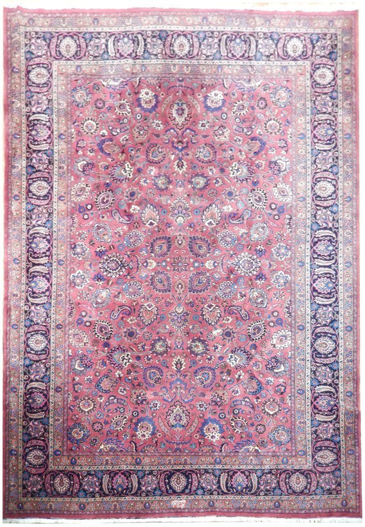 12 x 17 Persian Sarough Rug | signed by master weaver