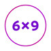 6 X 9