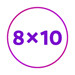 8 X 10