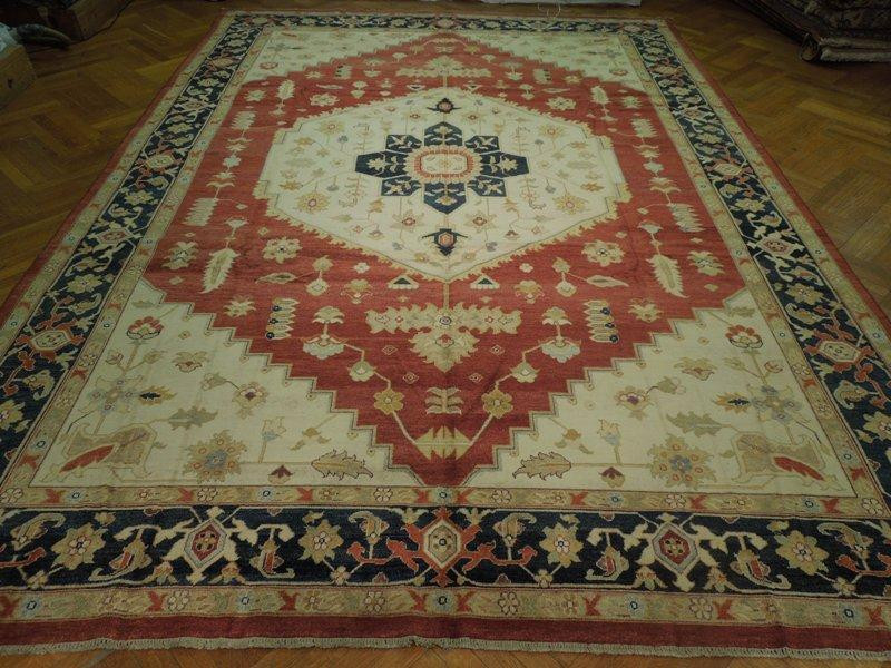 10 x 14 Geometric Chobi Peshawar Rug