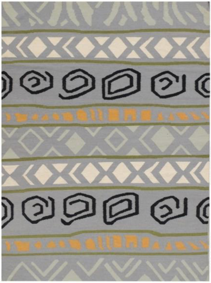 5 x 8 Authentic Handmade Flat Weave Kilim Rug 1