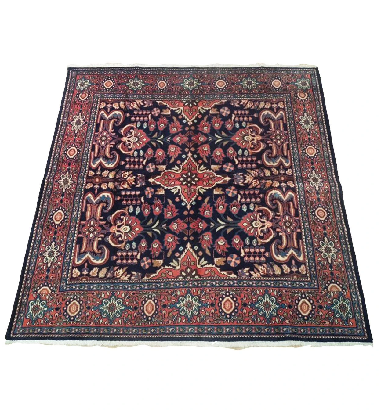 7 x 7 Persian Sarough Square Rug