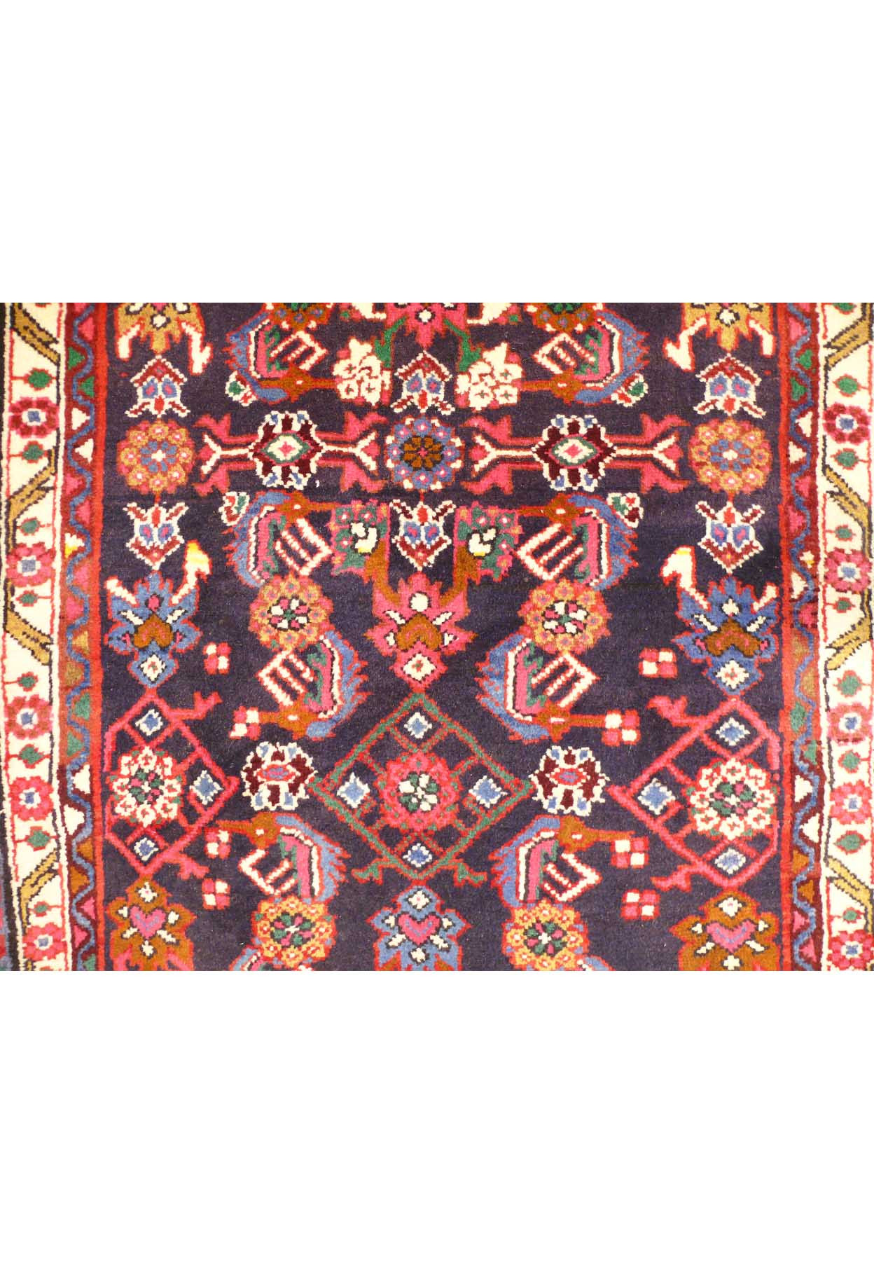 3'2 x 12'2 Persian Hamedan Runner Rug