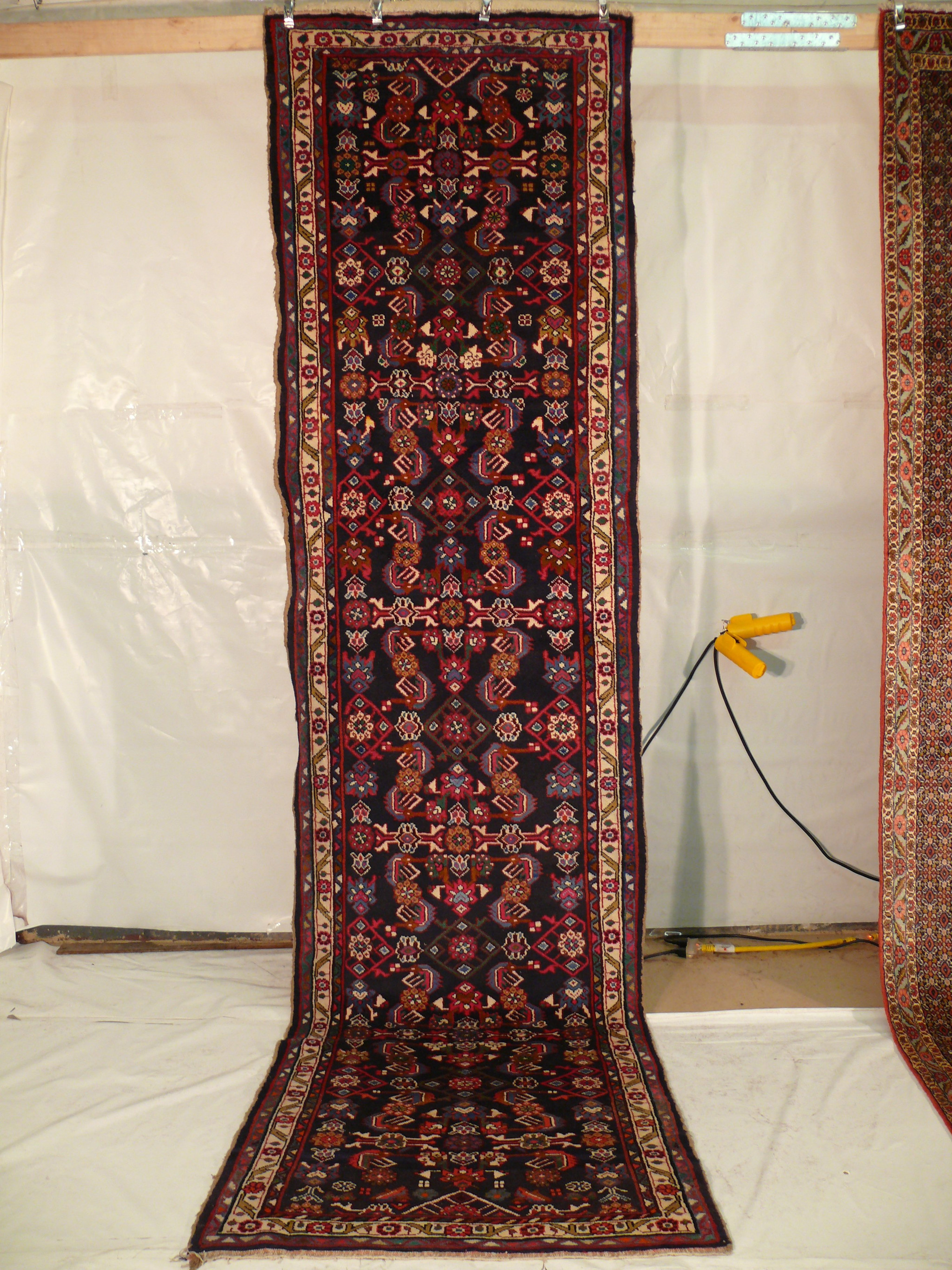 3'2 x 12'2 Persian Hamedan Runner Rug