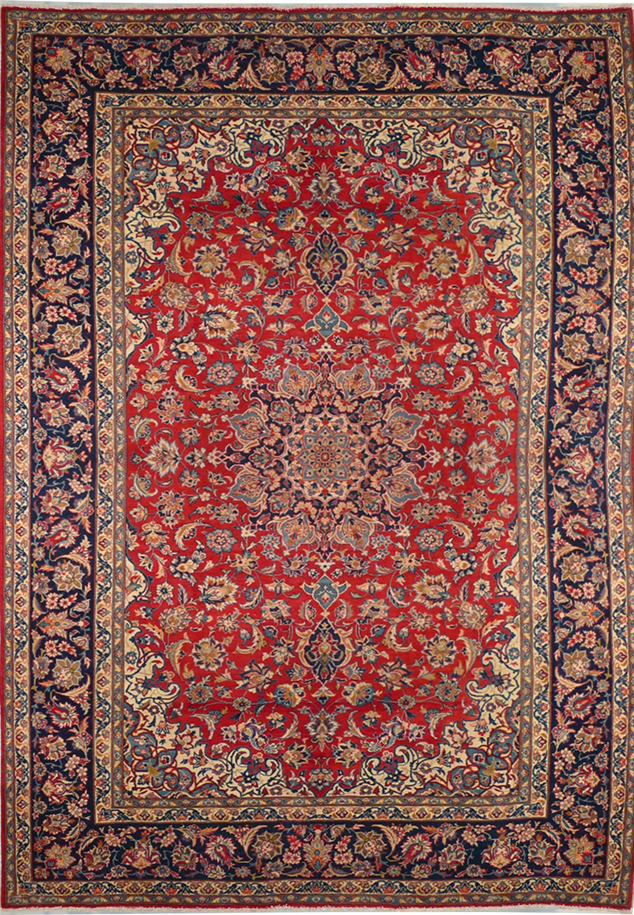 9'3 x 13'1 Persian Isfahan Rug