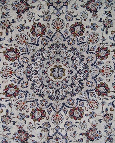 8 x 12 Persian Kashan Rug signed by weaver